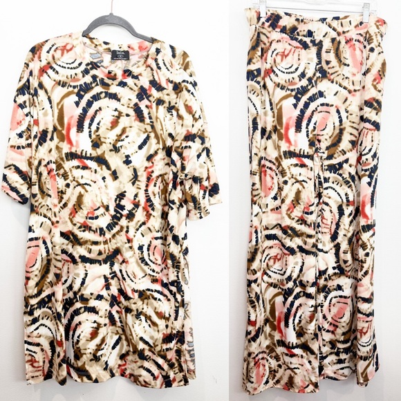 Dressed In LALA Leveled Up Ribbed Playsuit in Grungecore Tie Dye Size XL - Picture 3 of 15